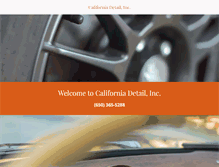 Tablet Screenshot of californiadetailers.com